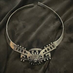 Artisan Silver Statement Necklace